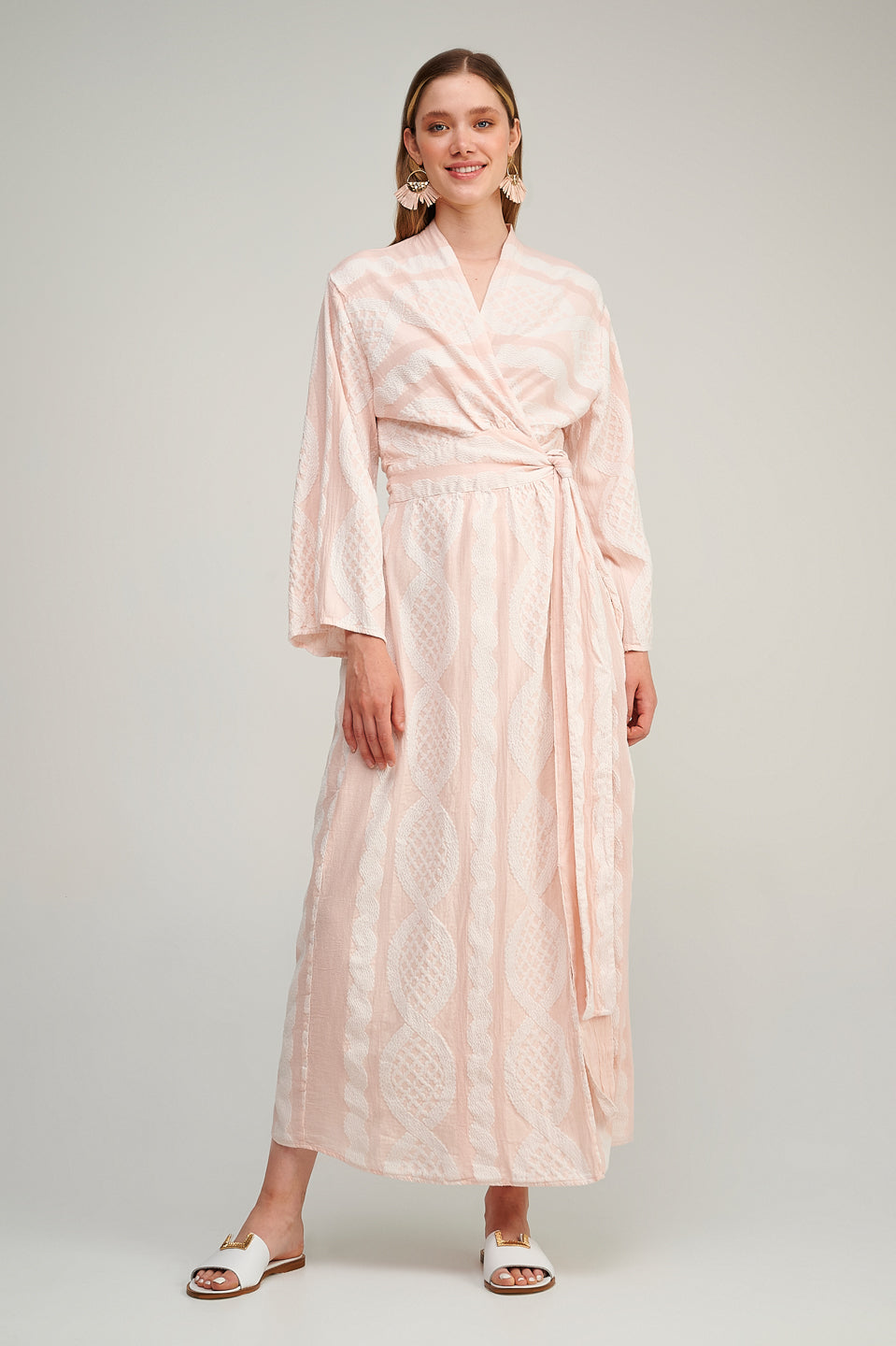 PEARL & CAVIAR OF GREECE - SAMPLE S/M - S23P6019 - COTTON BLEND EMBROIDERED