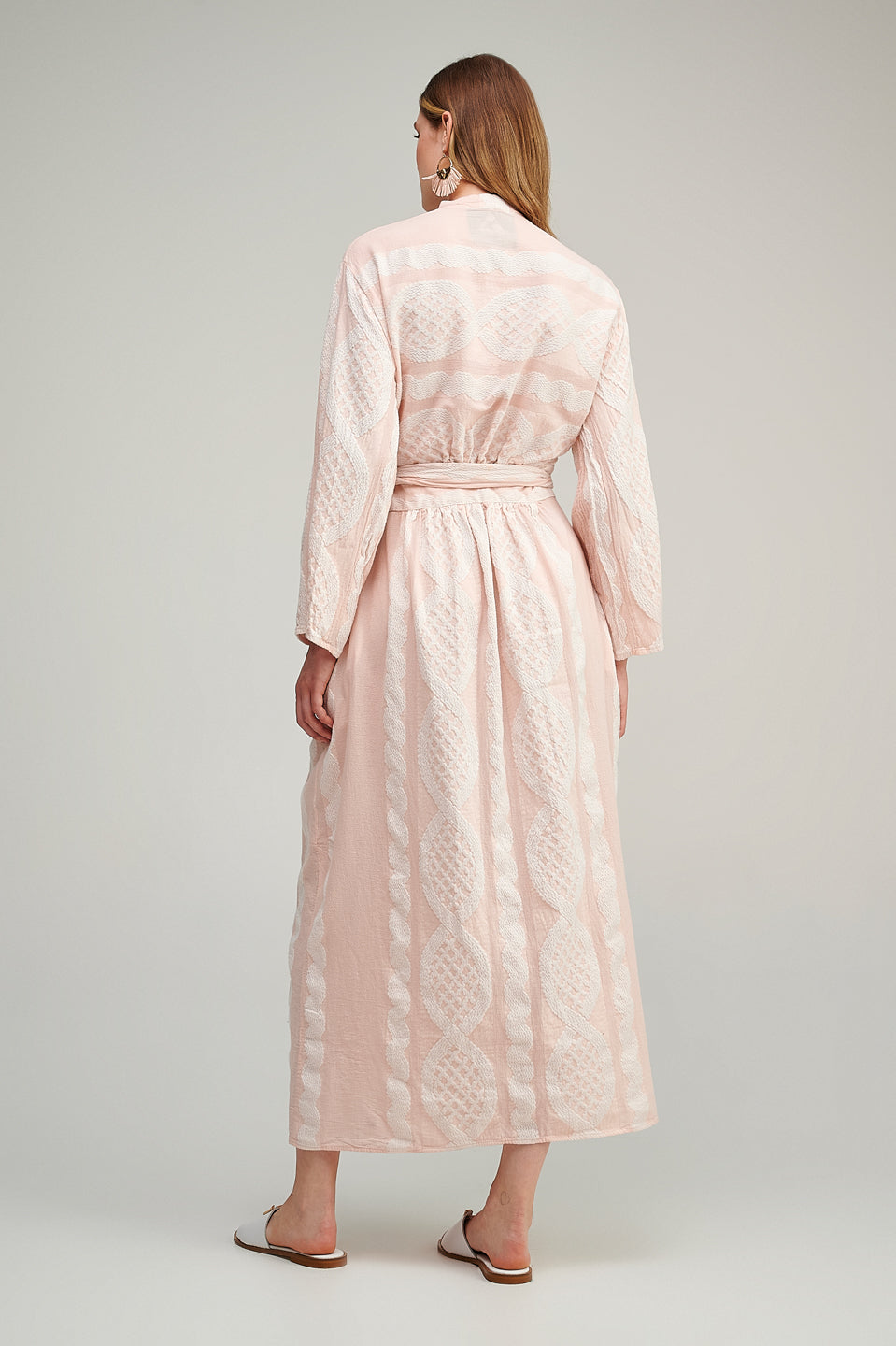 PEARL & CAVIAR OF GREECE - SAMPLE S/M - S23P6019 - COTTON BLEND EMBROIDERED