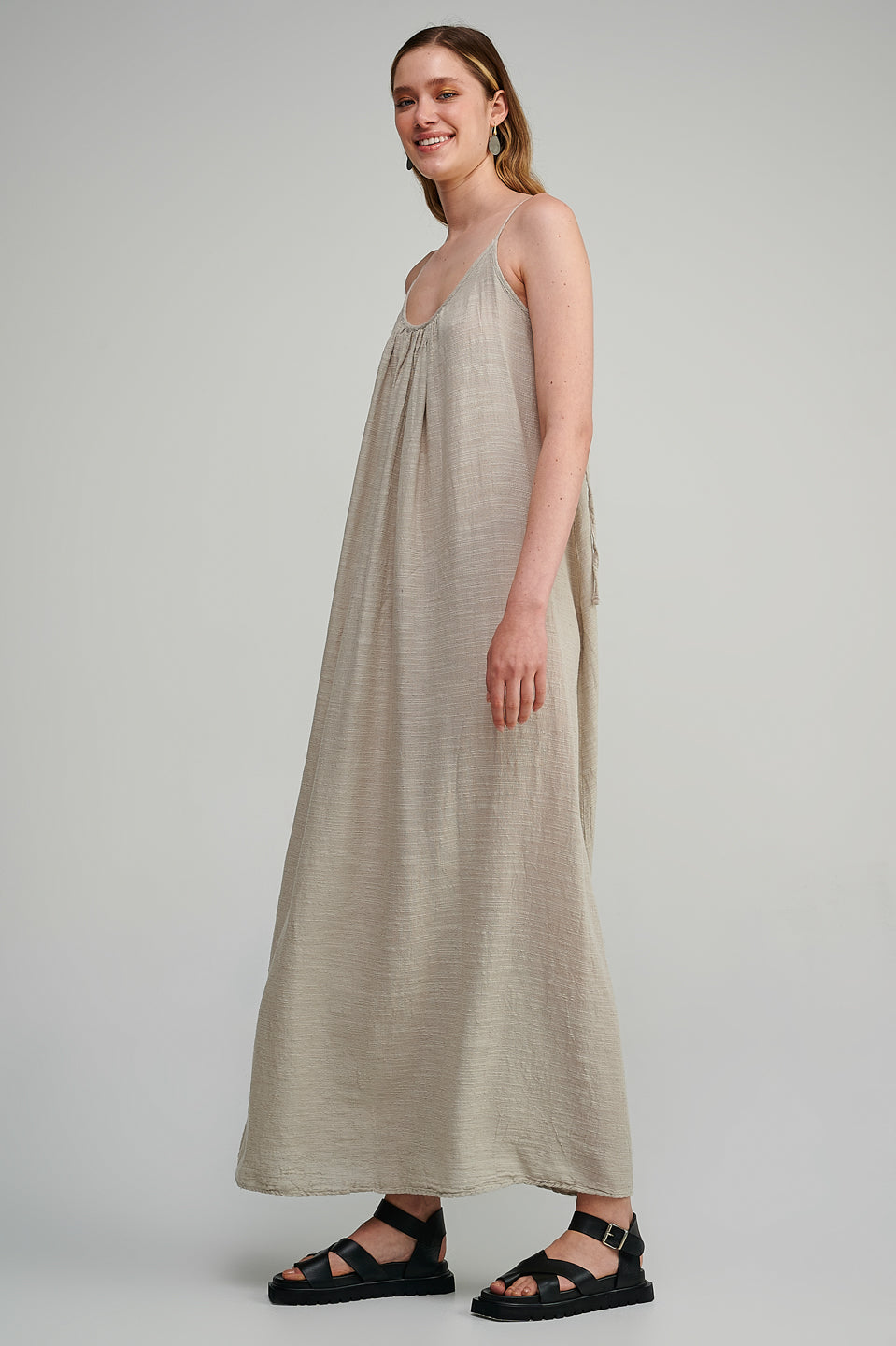 PEARL & CAVIAR OF GREECE - SAMPLE S/M  - S23P6031 COTTON LINEN TENCEL