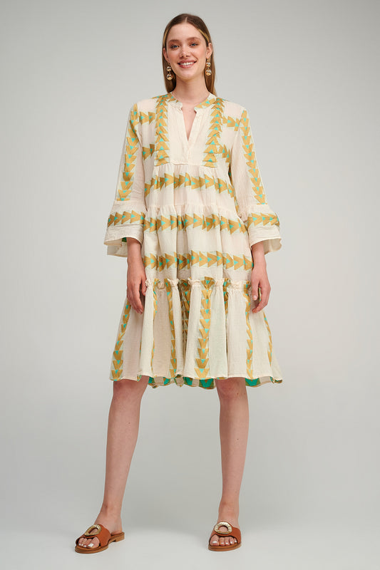 PEARL & CAVIAR OF GREECE - SAMPLE S/M - S23P6036 COTTON BLEND WITH LUREX