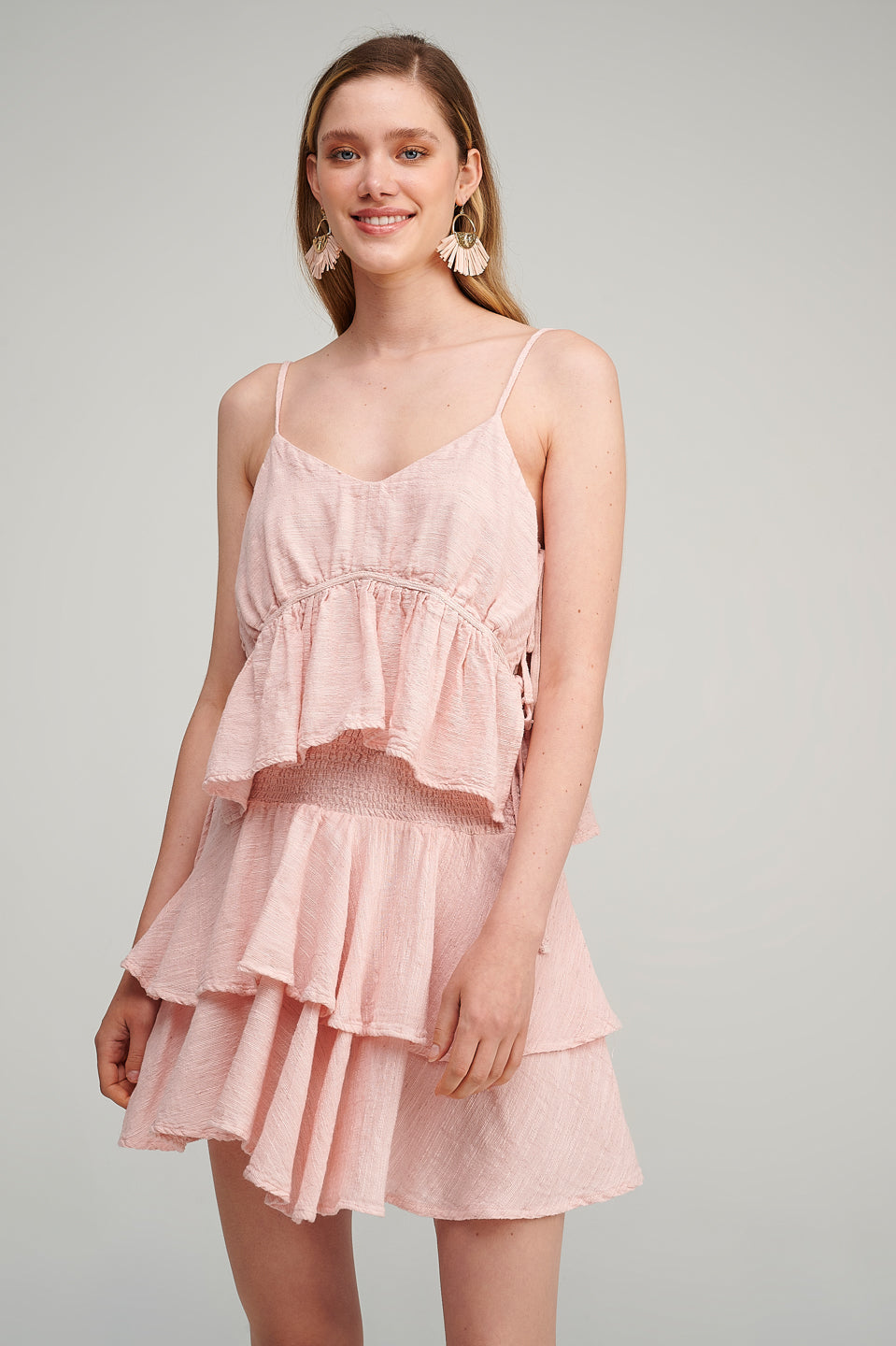 PEARL & CAVIAR OF GREECE - SAMPLE S/M - S23P6070 - LINEN COTTON TENCEL TOP