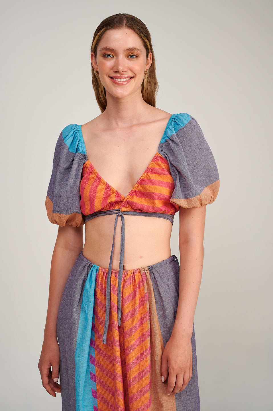 PEARL & CAVIAR OF GREECE - SAMPLE S/M - S23P6096 - CROP TOP ONLY