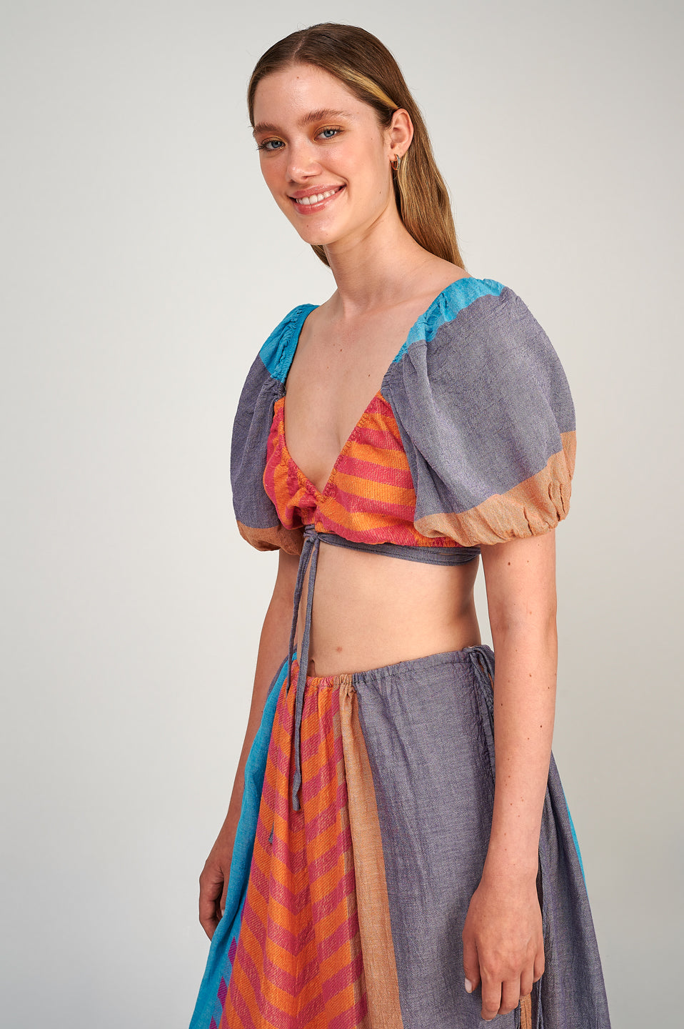 PEARL & CAVIAR OF GREECE - SAMPLE S/M - S23P6096 - CROP TOP ONLY