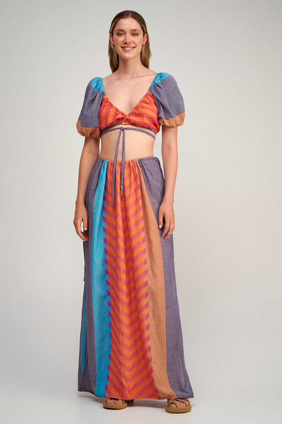 PEARL & CAVIAR OF GREECE - SAMPLE S/M - S23P6096 - CROP TOP ONLY