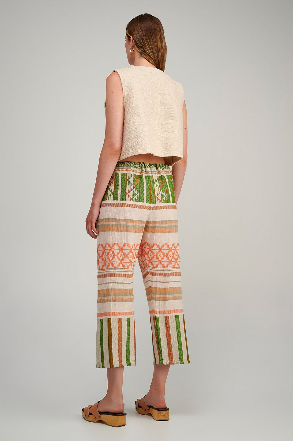 PEARL & CAVIAR OF GREECE - SAMPLE S/M  - S23P6118 100% COTTON PANTS