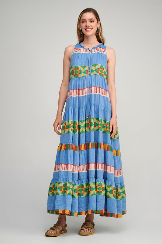 PEARL & CAVIAR OF GREECE - SAMPLE S/M  - S23P6127 100% COTTON EMBROIDERED