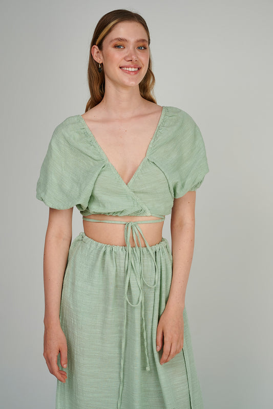 PEARL & CAVIAR OF GREECE - SAMPLE S/M - S23P6165 - LINEN COTTON TENCEL