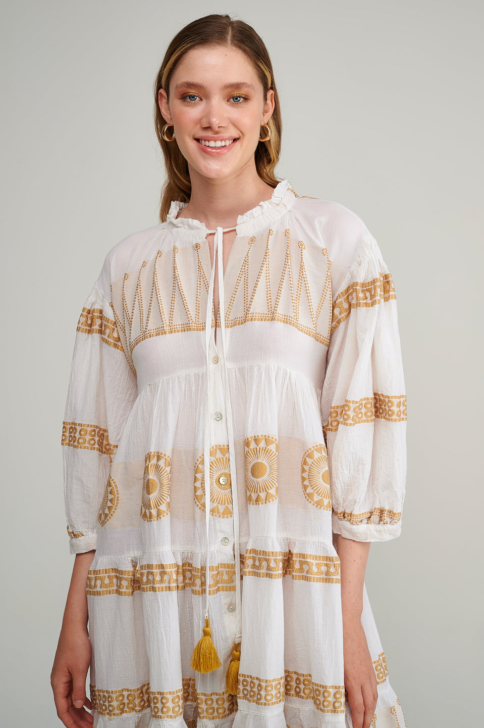 PEARL & CAVIAR OF GREECE - SAMPLE S/M  - S23P6176 COTTON BLEND