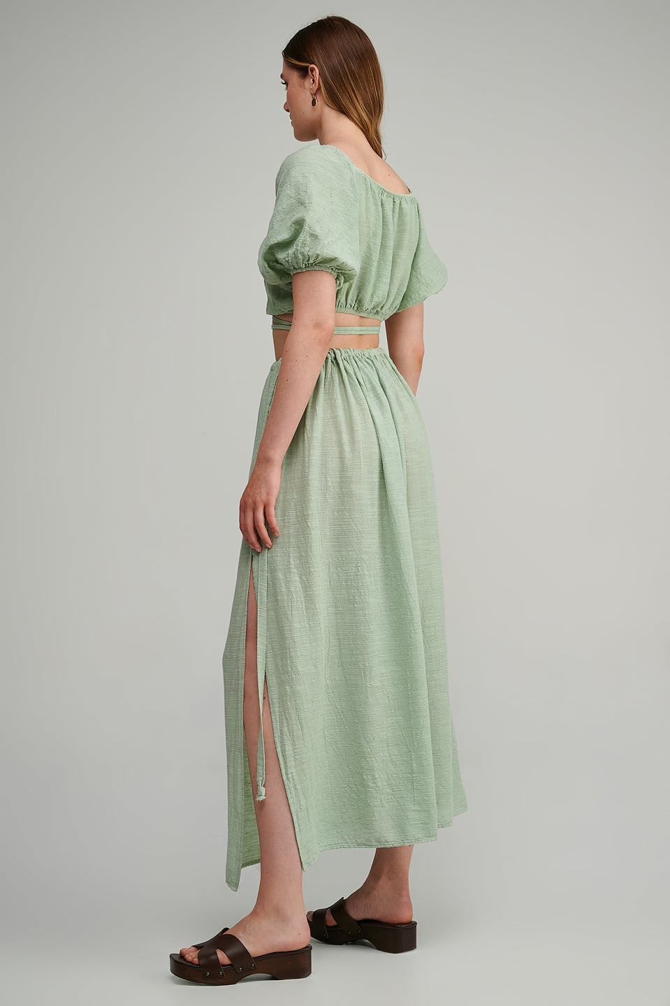 PEARL & CAVIAR OF GREECE - SAMPLE S/M - S23P6181 - LINEN BLEND - SKIRT ONLY