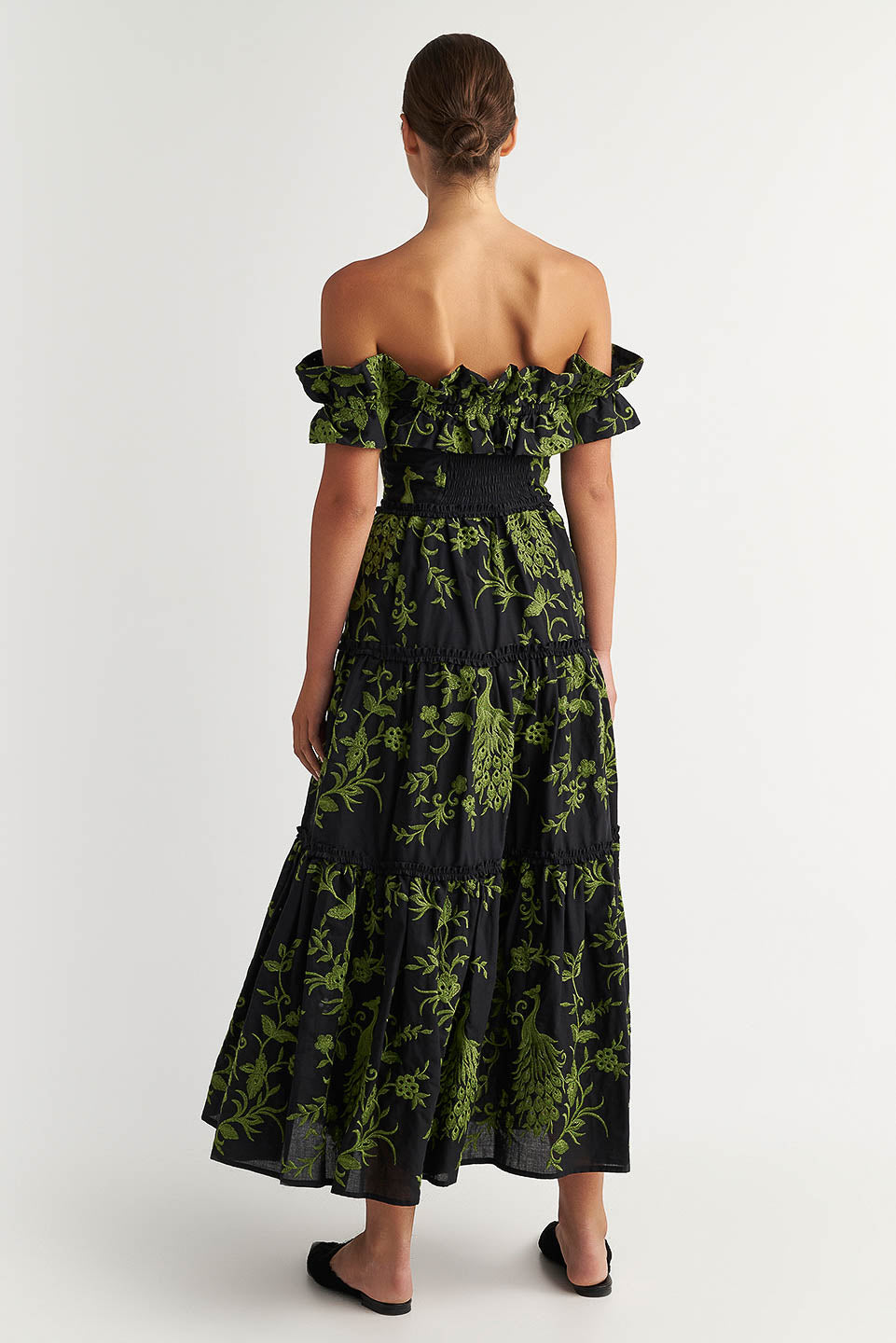 PEARL & CAVIAR OF GREECE - SAMPLE S/M - S24P5003 - COTTON BLEND EMBROIDERED