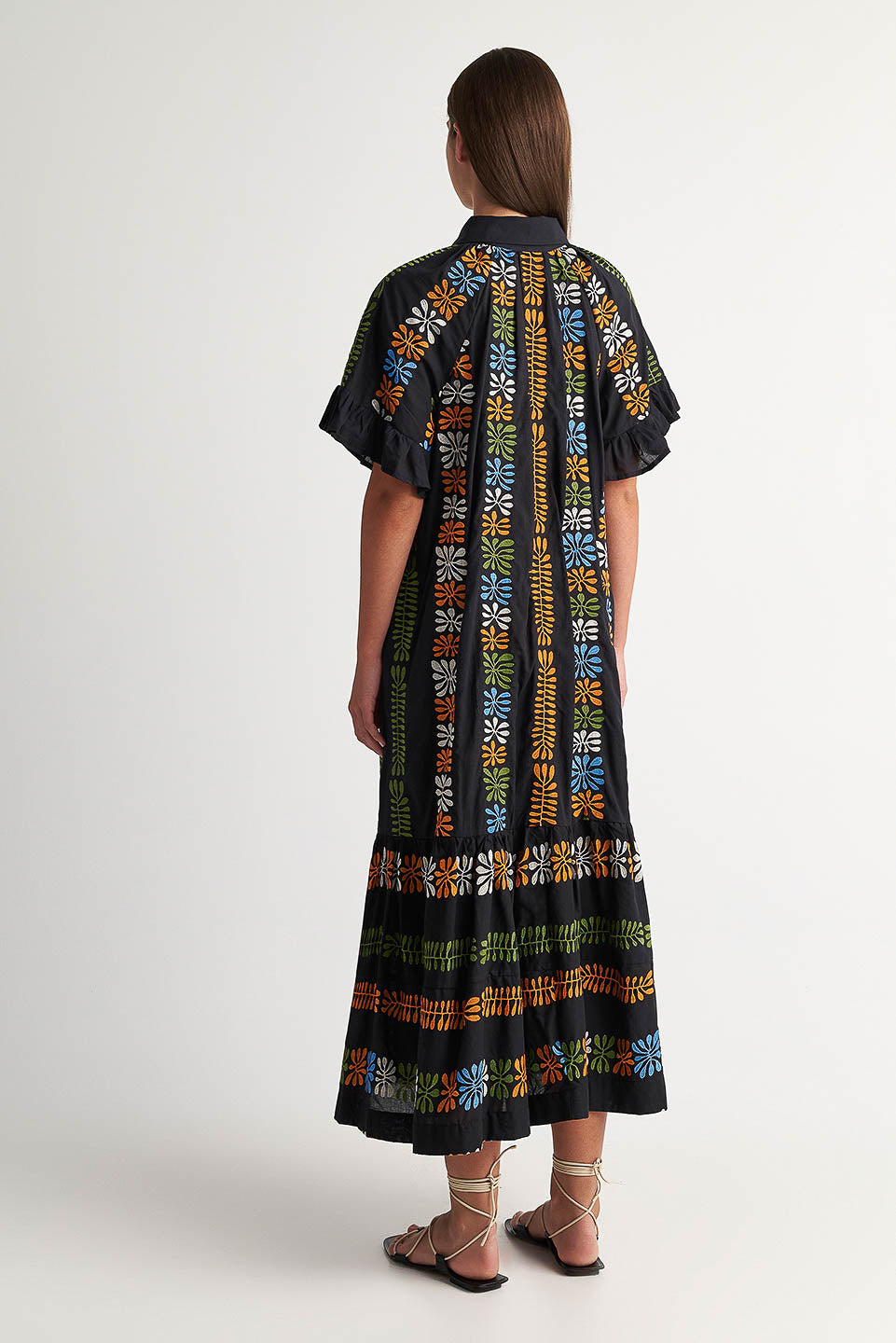 PEARL & CAVIAR OF GREECE - SAMPLE S/M - S24P5007 - COTTON EMBROIDERED