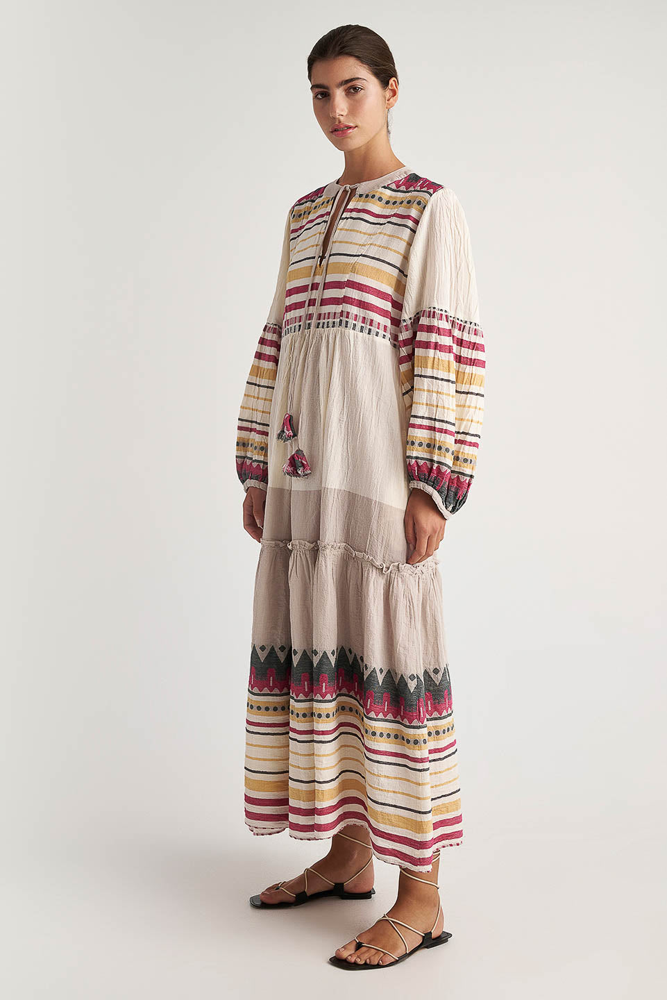 PEARL & CAVIAR OF GREECE - SAMPLE S/M -S24P5012 - 100% COTTON