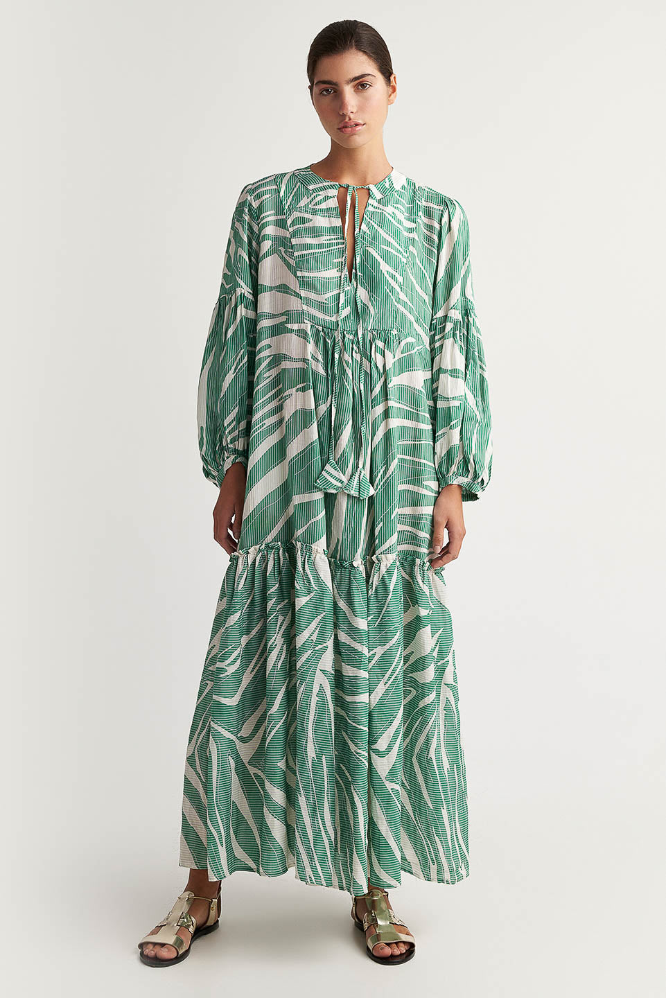 PEARL & CAVIAR OF GREECE - SAMPLE S/M - S24P5014 - 100% RAMIE