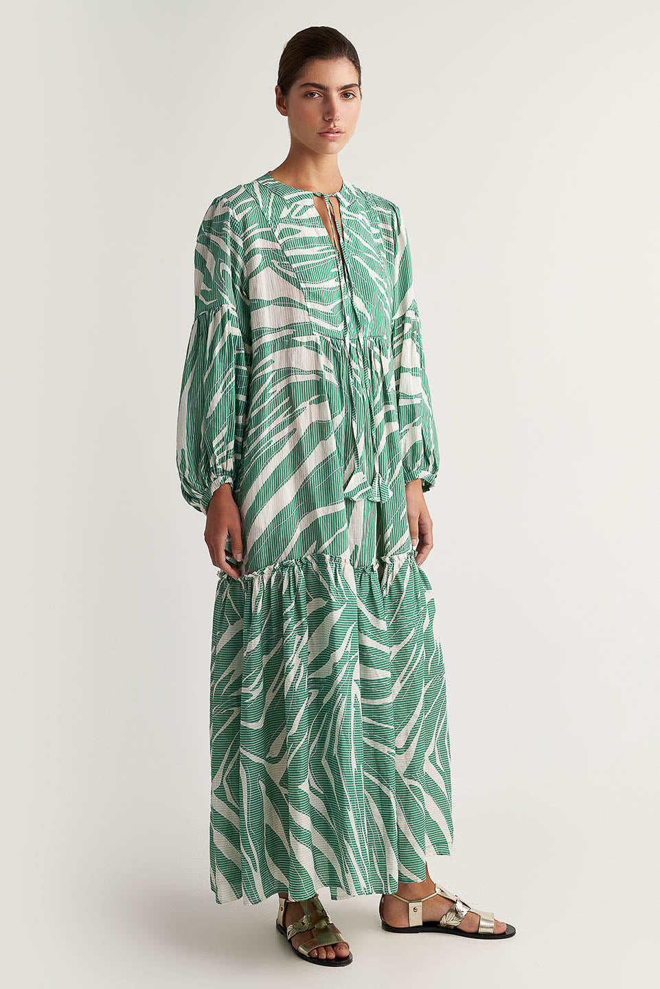 PEARL & CAVIAR OF GREECE - SAMPLE S/M - S24P5014 - 100% RAMIE