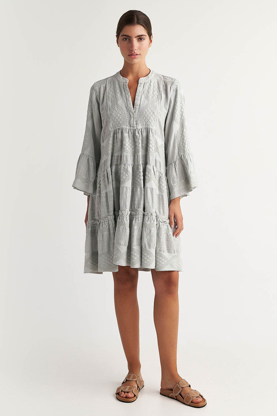 PEARL & CAVIAR OF GREECE - SAMPLE S/M - S24P5034 - LINEN/COTTON/TENCEL