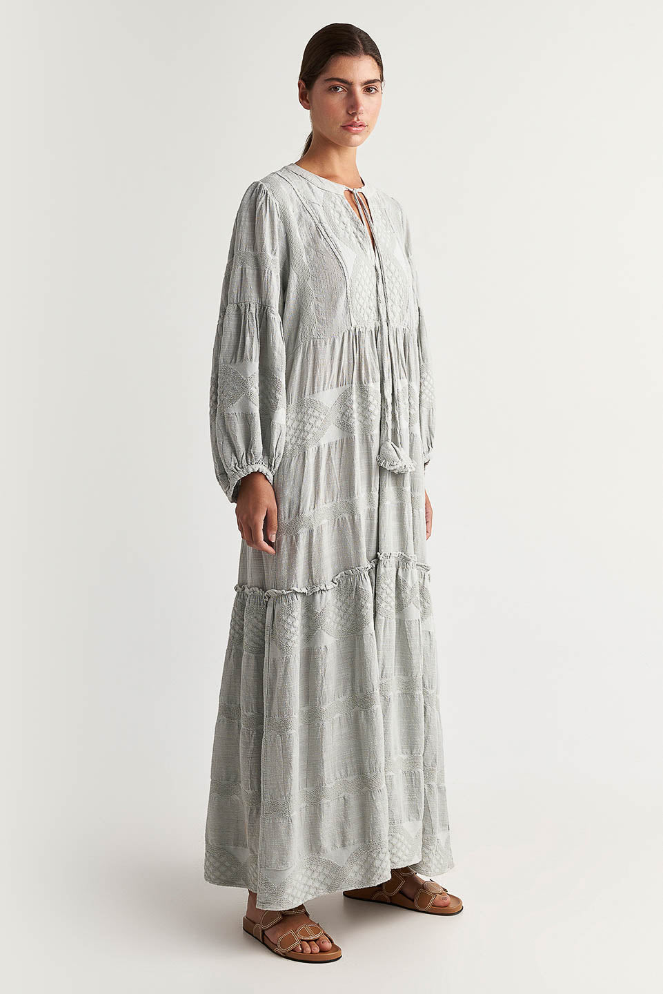 PEARL & CAVIAR OF GREECE - SAMPLE S/M - S24P5036 - LINEN/COTTON/TENCEL