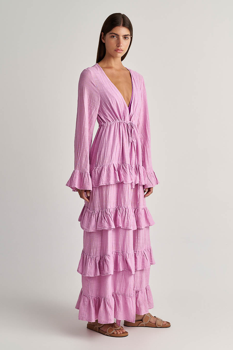 PEARL & CAVIAR OF GREECE - SAMPLE S/M -S24P5038 - LINEN COTTON VISCOSE