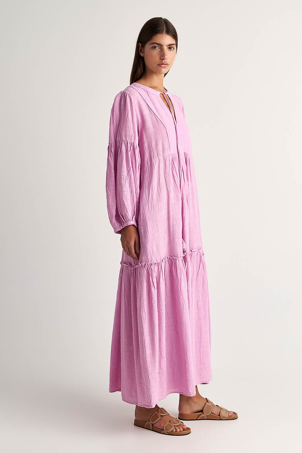 PEARL & CAVIAR OF GREECE - SAMPLE S/M -S24P5042 - LINEN COTTON VISCOSE