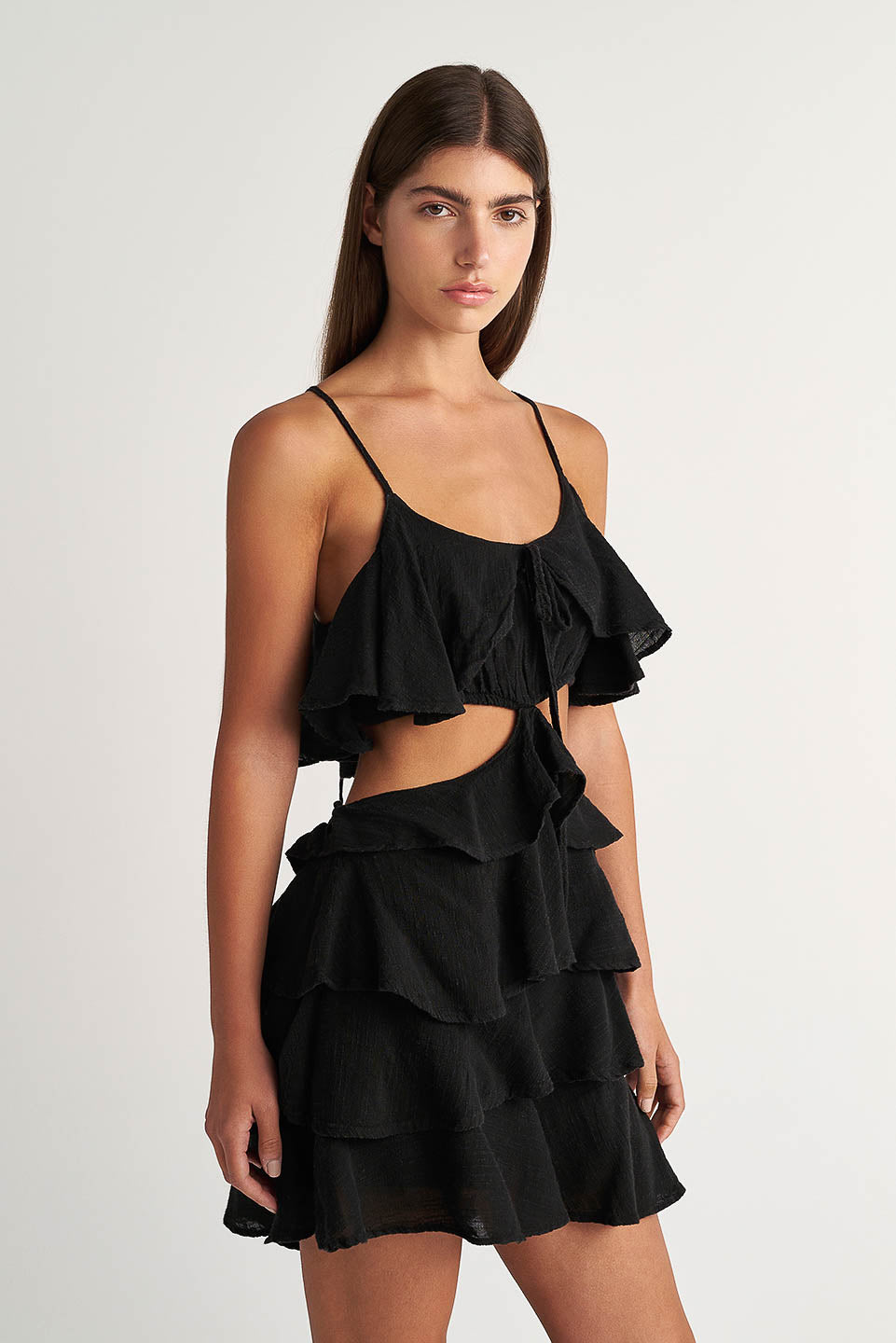 PEARL & CAVIAR OF GREECE - SAMPLE S/M -S24P5043 - LINEN COTTON VISCOSE