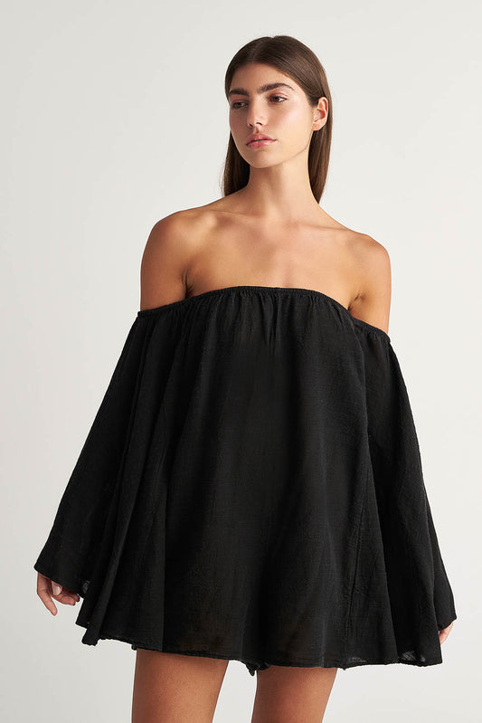 PEARL & CAVIAR OF GREECE - SAMPLE S/M -S24P5045 - LINEN COTTON VISCOSE