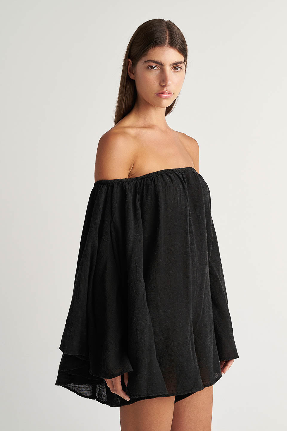 PEARL & CAVIAR OF GREECE - SAMPLE S/M -S24P5045 - LINEN COTTON VISCOSE