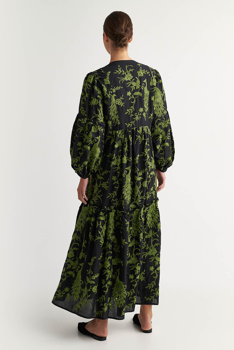 PEARL & CAVIAR OF GREECE - SAMPLE S/M - S24P5049 - COTTON BLEND EMBROIDERED