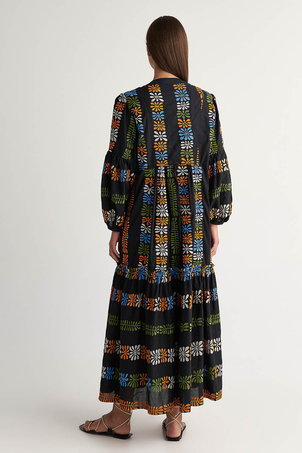 PEARL & CAVIAR OF GREECE - SAMPLE S/M - S24P5050 - COTTON BLEND EMBROIDERED