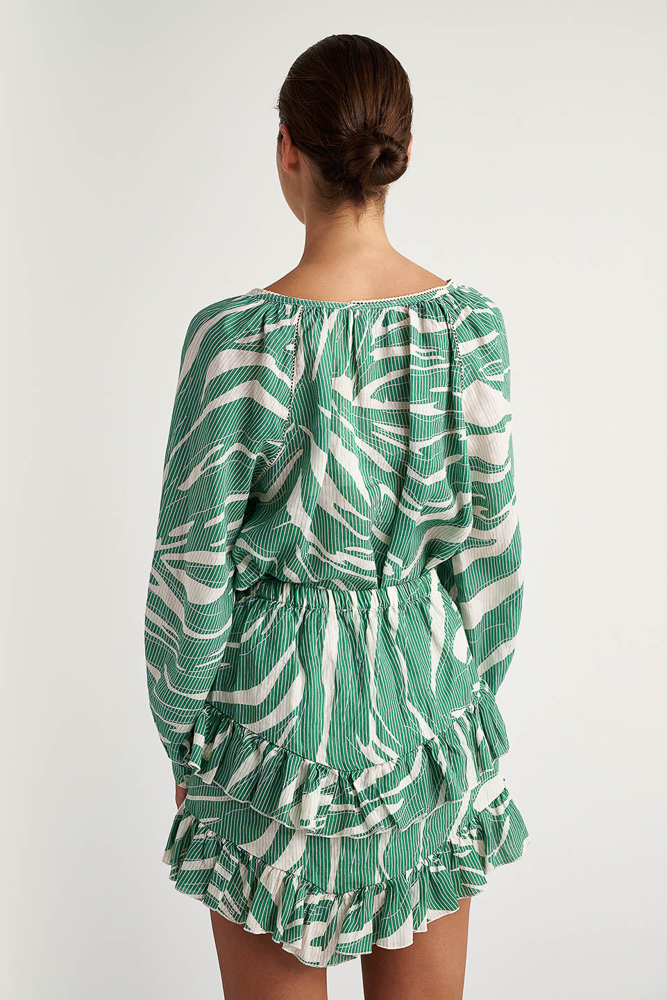 PEARL & CAVIAR OF GREECE - SAMPLE S/M - S24P5054 - 100% RAMIE - SKIRT ONLY