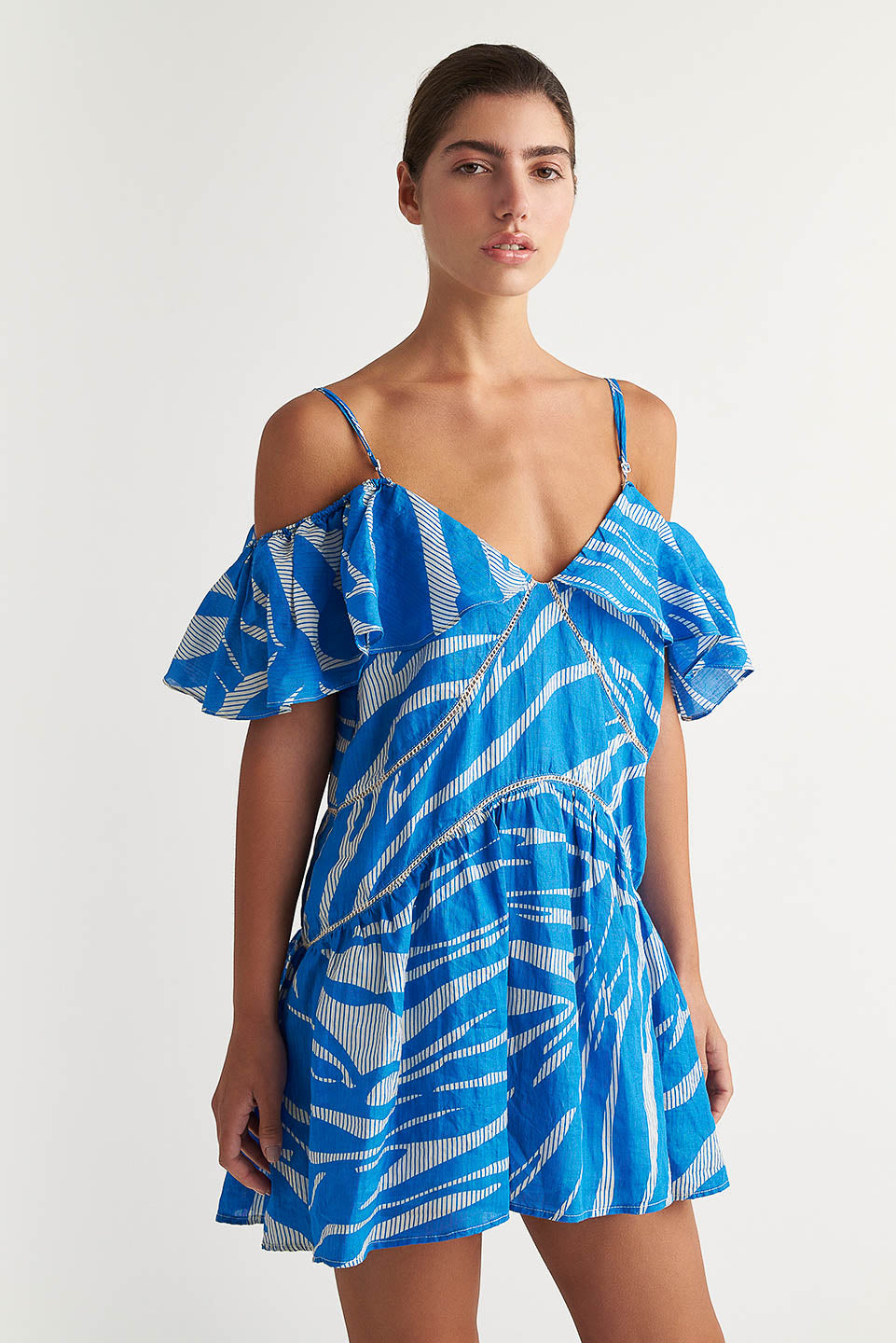 PEARL & CAVIAR OF GREECE - SAMPLE S/M - S24P5056 - 100% RAMIE