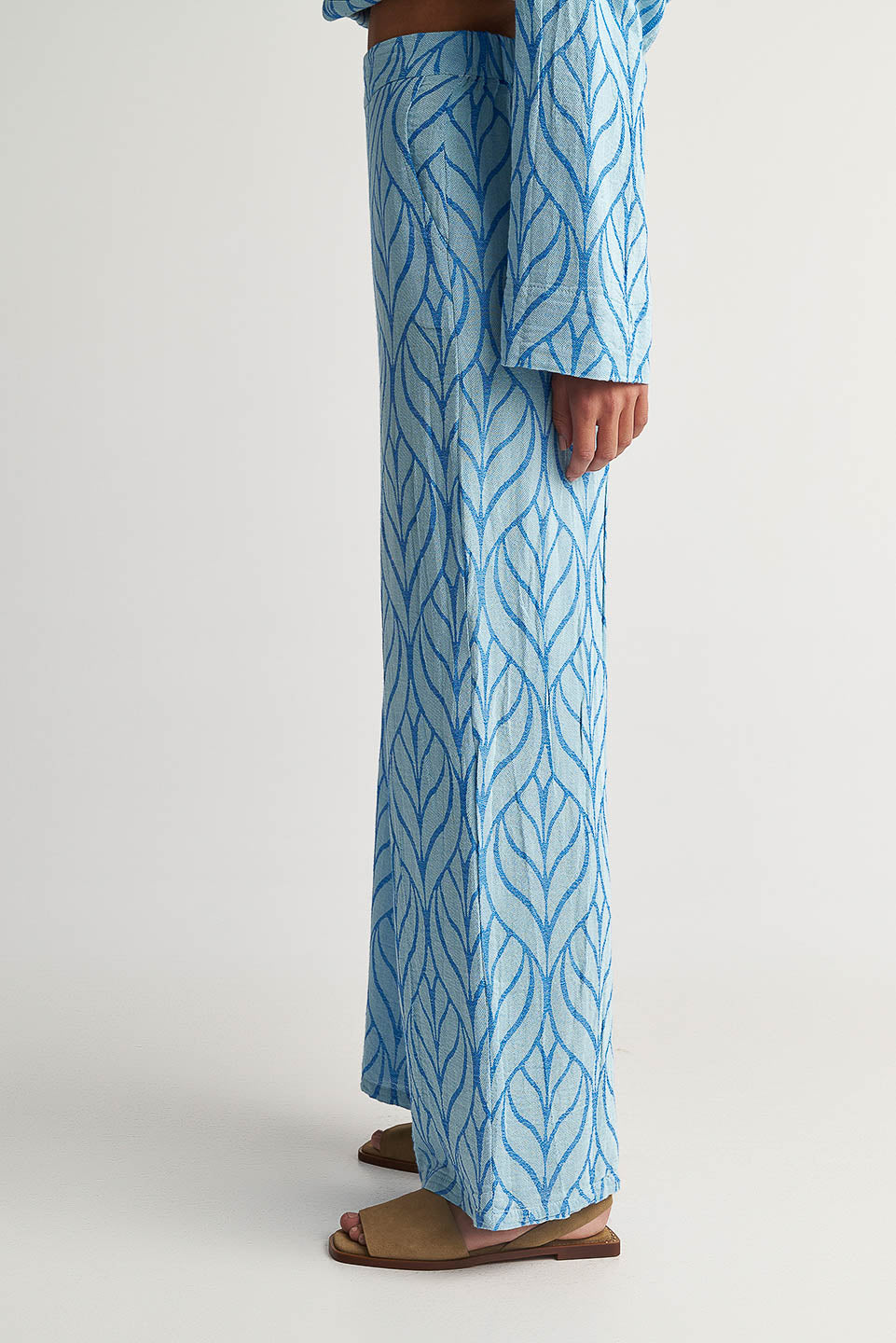 PEARL & CAVIAR OF GREECE - SAMPLE S/M -S24P5062 - COTTON/VISCOSE - PANT ONLY