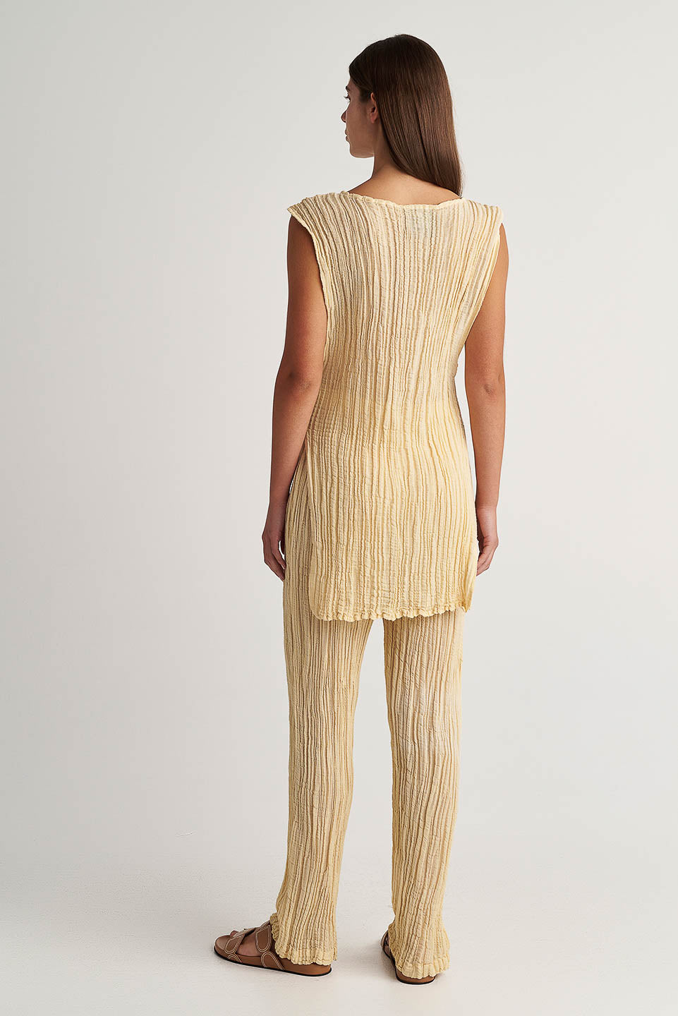 PEARL & CAVIAR OF GREECE - SAMPLE S/M - S24P5092 - RAMIE/COTTON - PANT