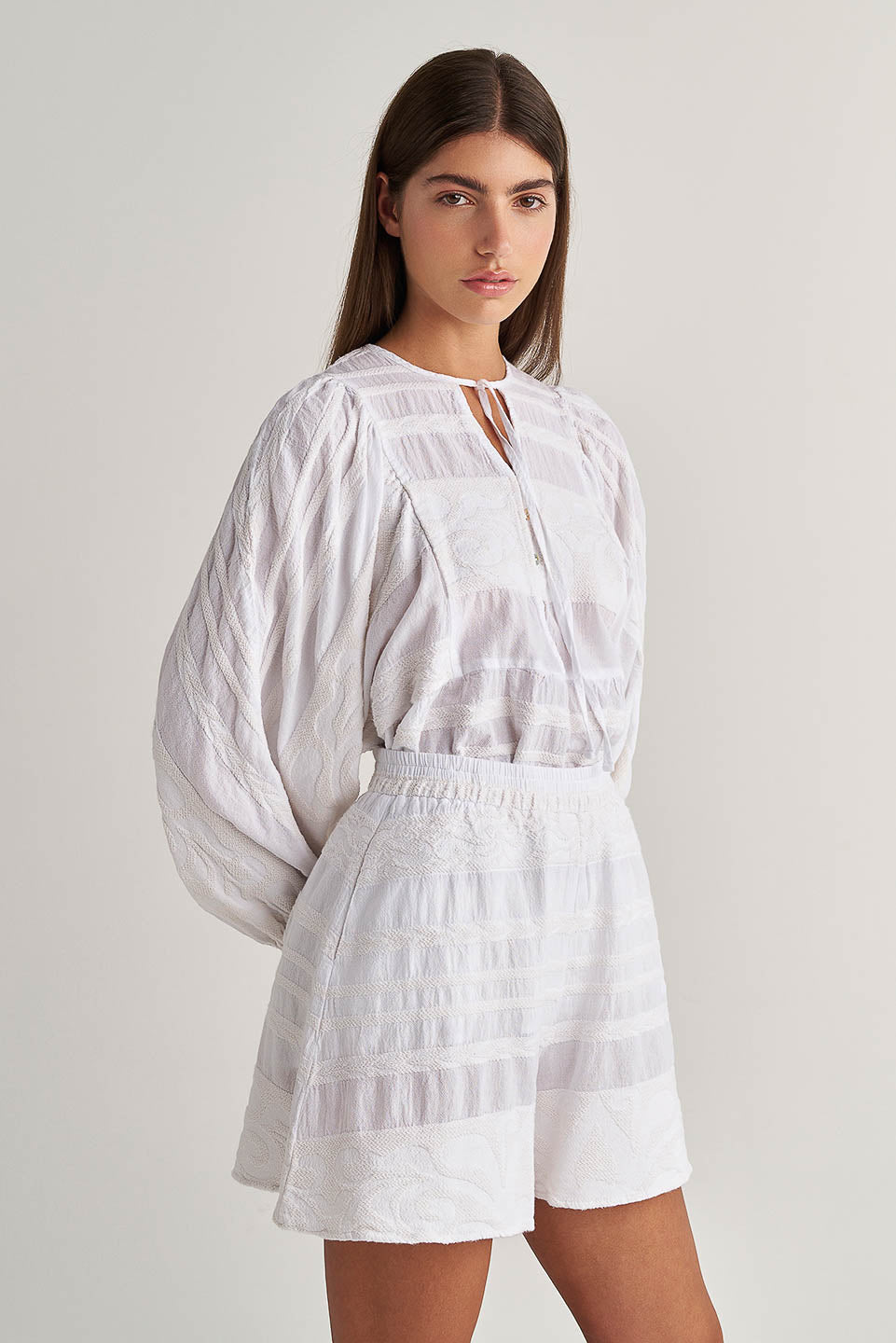 PEARL & CAVIAR OF GREECE - SAMPLE S/M -S24P5102 - 100% COTTON - SHORT ONLY