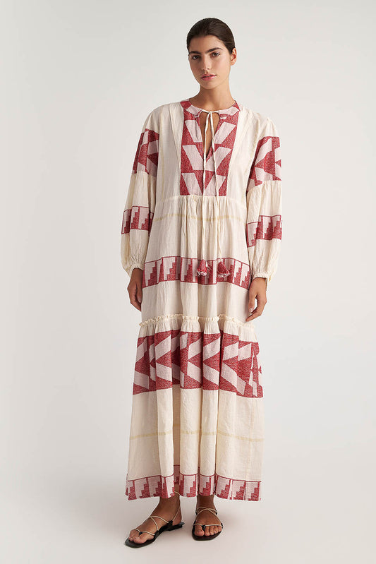 PEARL & CAVIAR OF GREECE - SAMPLE S/M -S24P5106- COTTON/LUREX