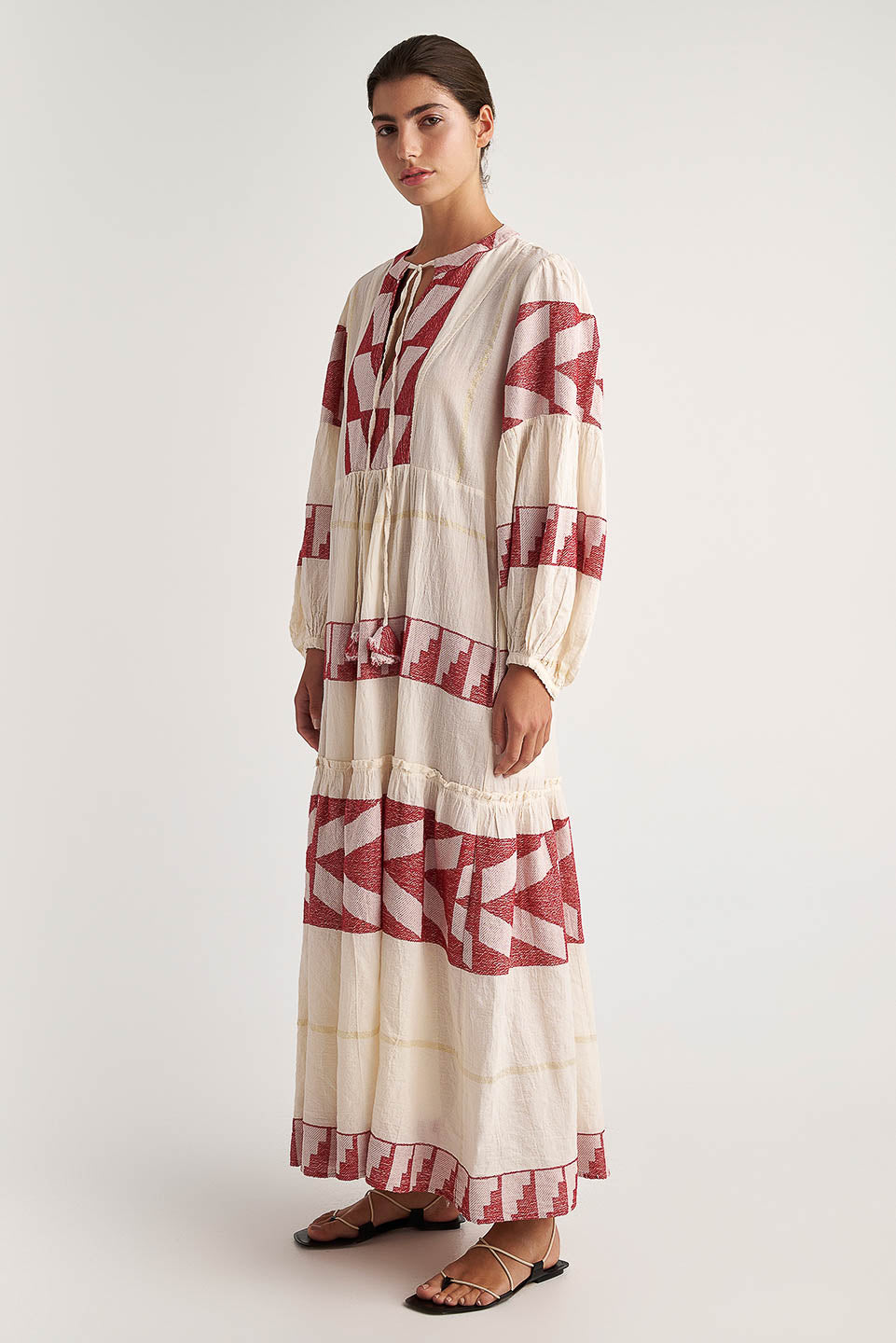 PEARL & CAVIAR OF GREECE - SAMPLE S/M -S24P5106- COTTON/LUREX