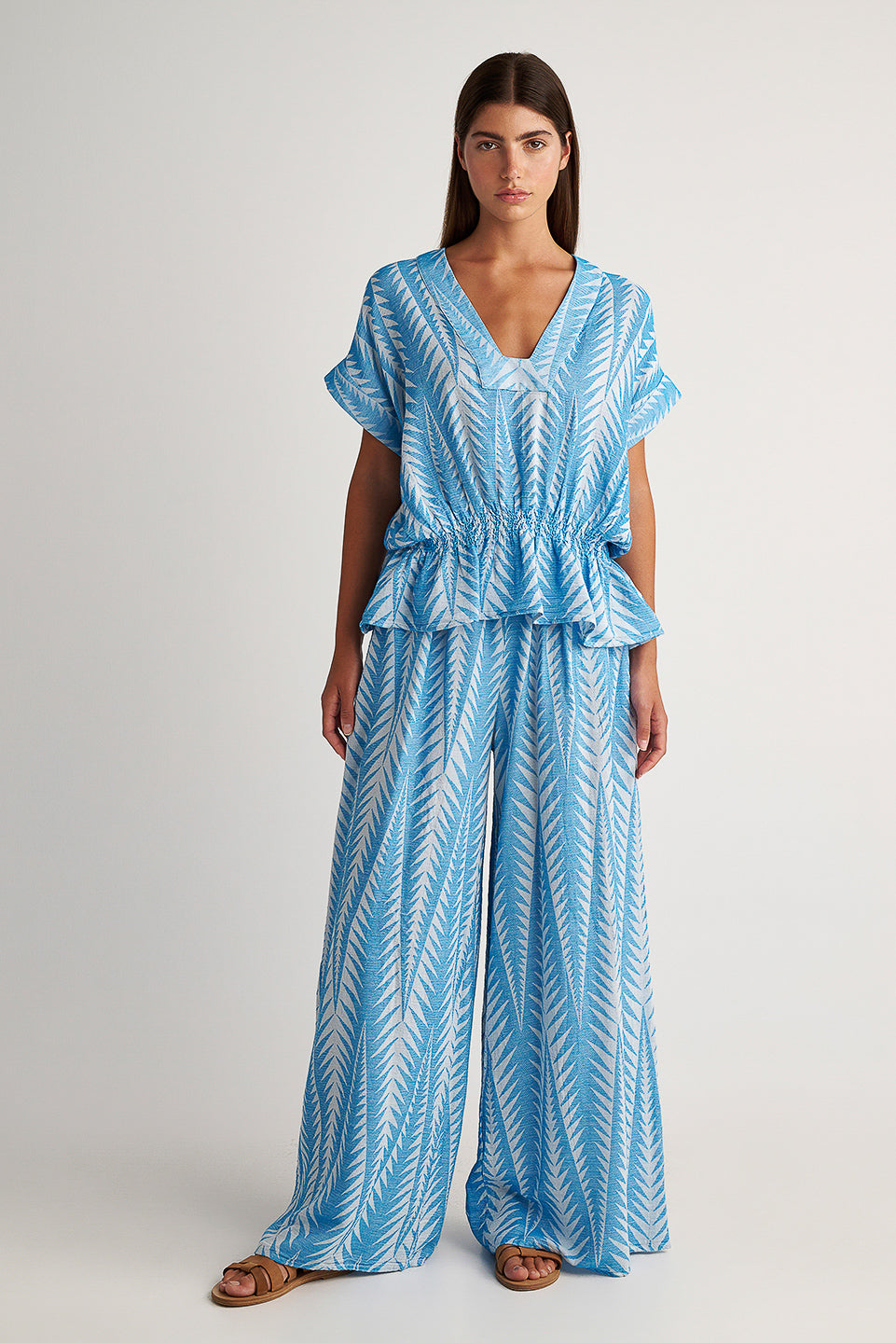 PEARL & CAVIAR OF GREECE - SAMPLE S/M - S24P5109 - SILK/COTTON/VISCOSE - PANT ONLY