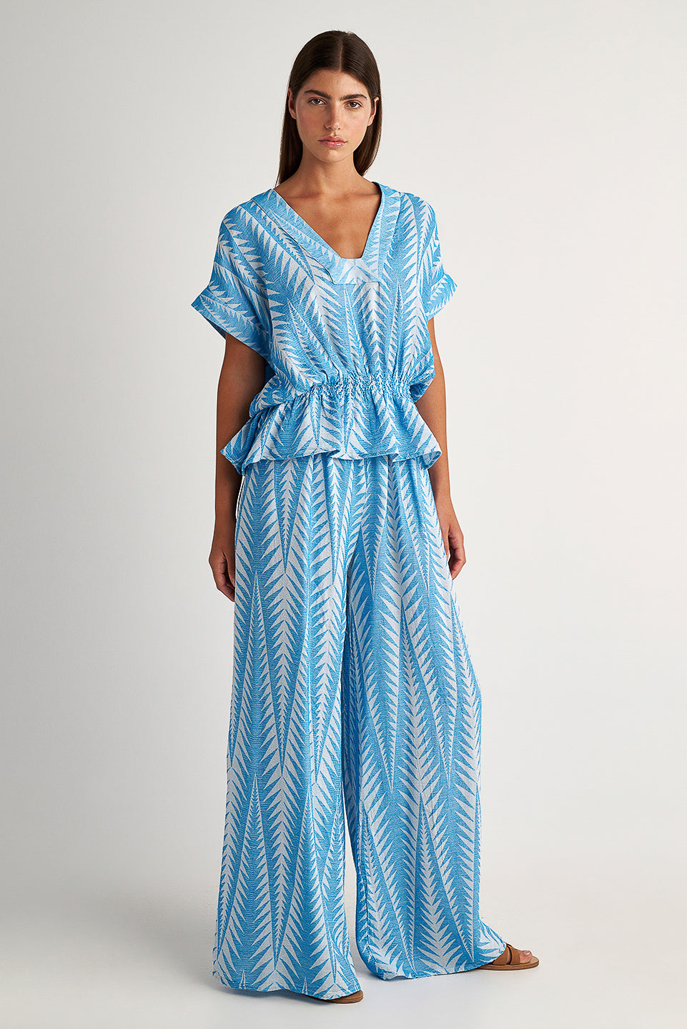 PEARL & CAVIAR OF GREECE - SAMPLE S/M - S24P5109 - SILK/COTTON/VISCOSE - PANT ONLY