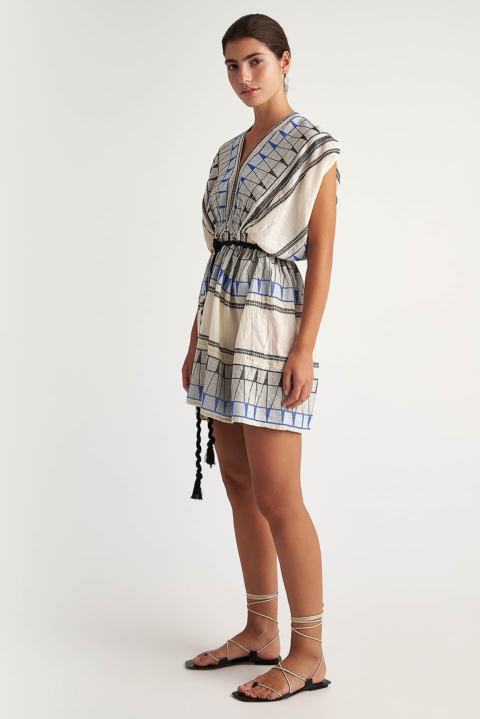 PEARL & CAVIAR OF GREECE - SAMPLE S/M -S24P5120 - COTTON/LUREX