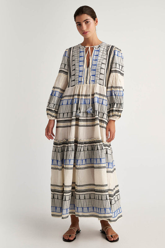 PEARL & CAVIAR OF GREECE - SAMPLE S/M -S24P5121 - COTTON/LUREX