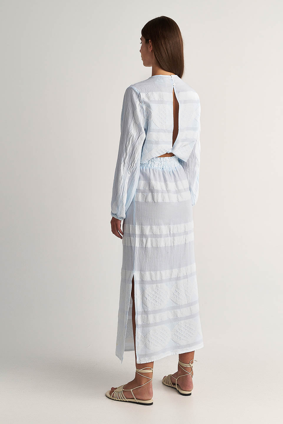 PEARL & CAVIAR OF GREECE - SAMPLE S/M - S24P5129 - COTTON BLEND - SKIRT ONLY