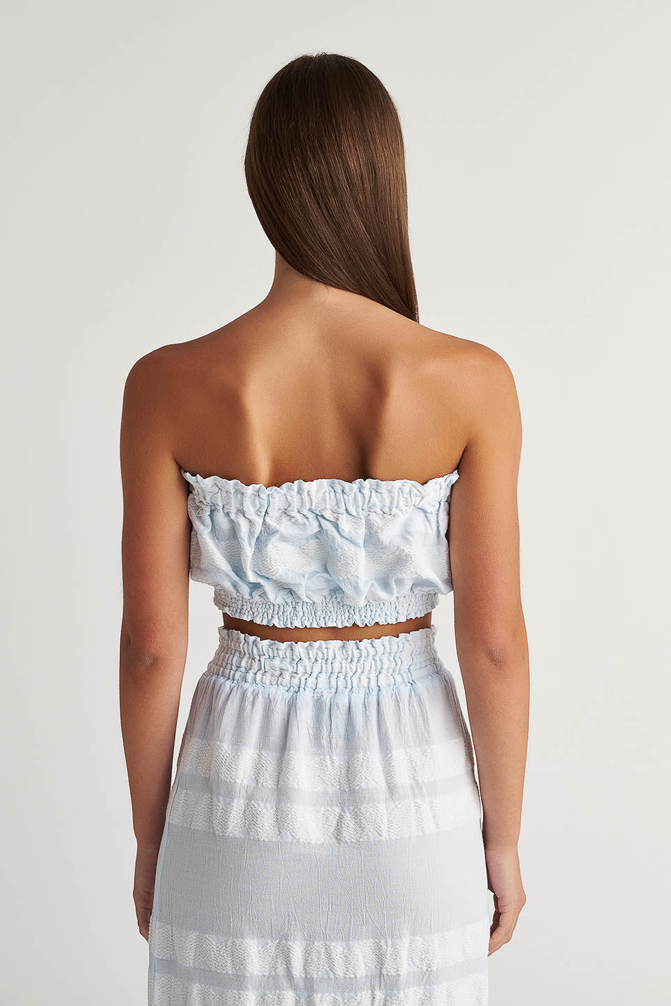 PEARL & CAVIAR OF GREECE - SAMPLE S/M - S24P5130 - COTTON BLEND - CROP TOP ONLY