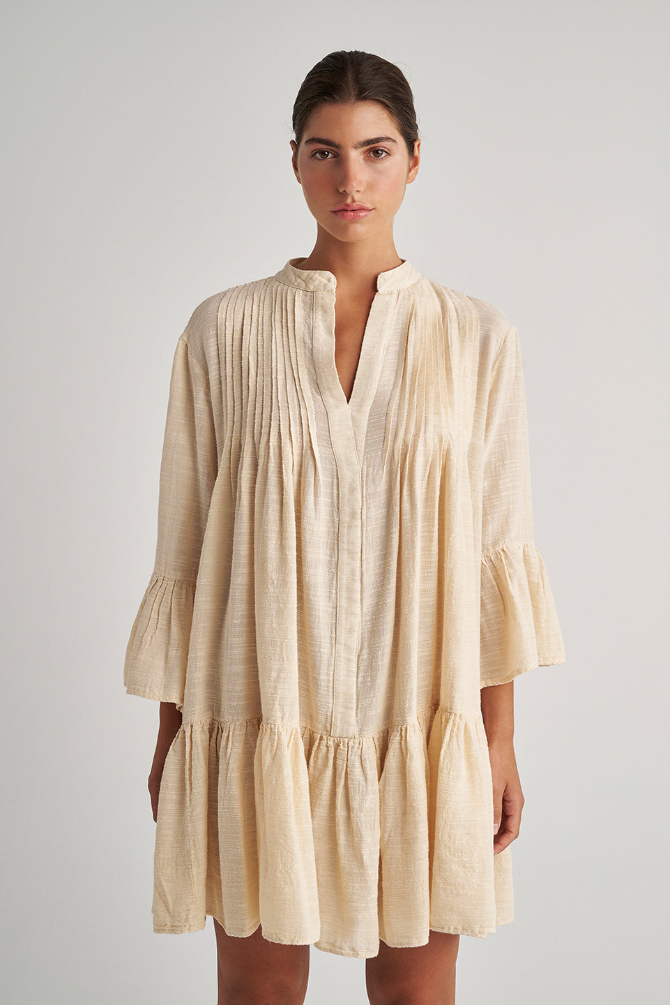 PEARL & CAVIAR OF GREECE - SAMPLE S/M -S24P5157 - LINEN COTTON VISCOSE