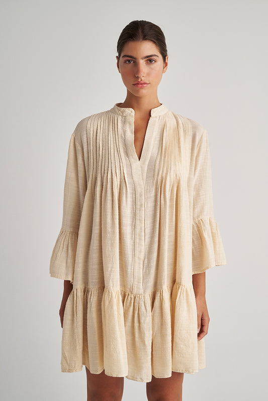 PEARL & CAVIAR OF GREECE - SAMPLE S/M -S24P5157 - LINEN COTTON VISCOSE