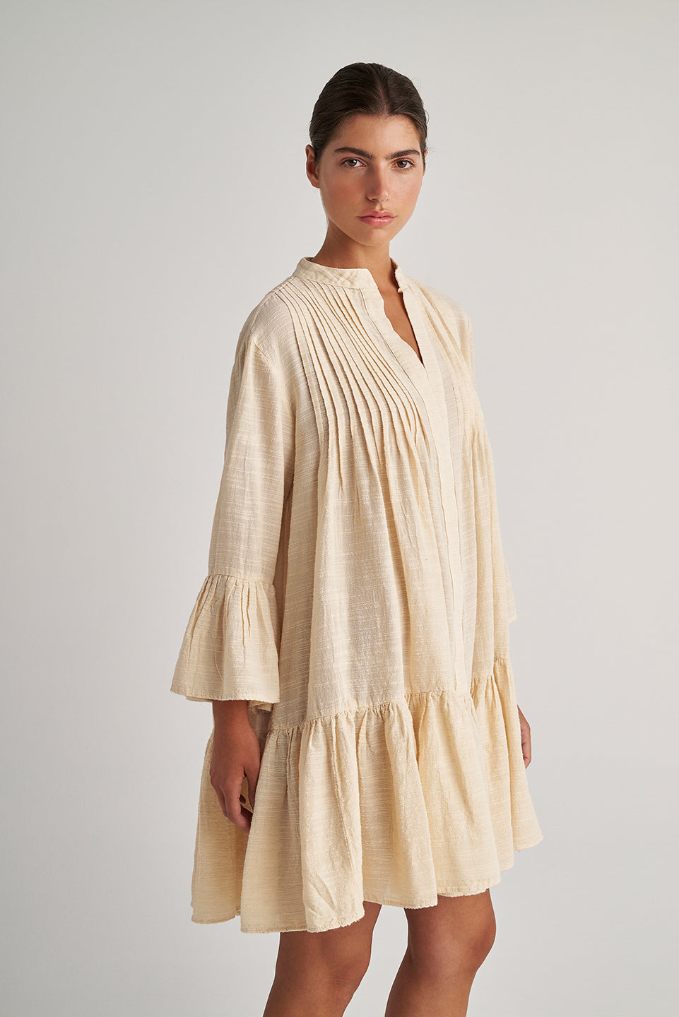 PEARL & CAVIAR OF GREECE - SAMPLE S/M -S24P5157 - LINEN COTTON VISCOSE