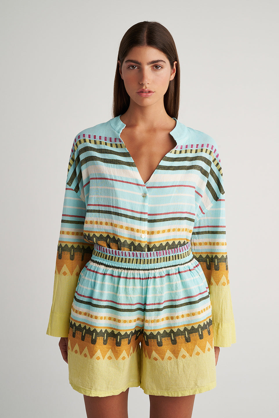 PEARL & CAVIAR OF GREECE - SAMPLE S/M -S24P5171 - 100% COTTON - SHORT ONLY