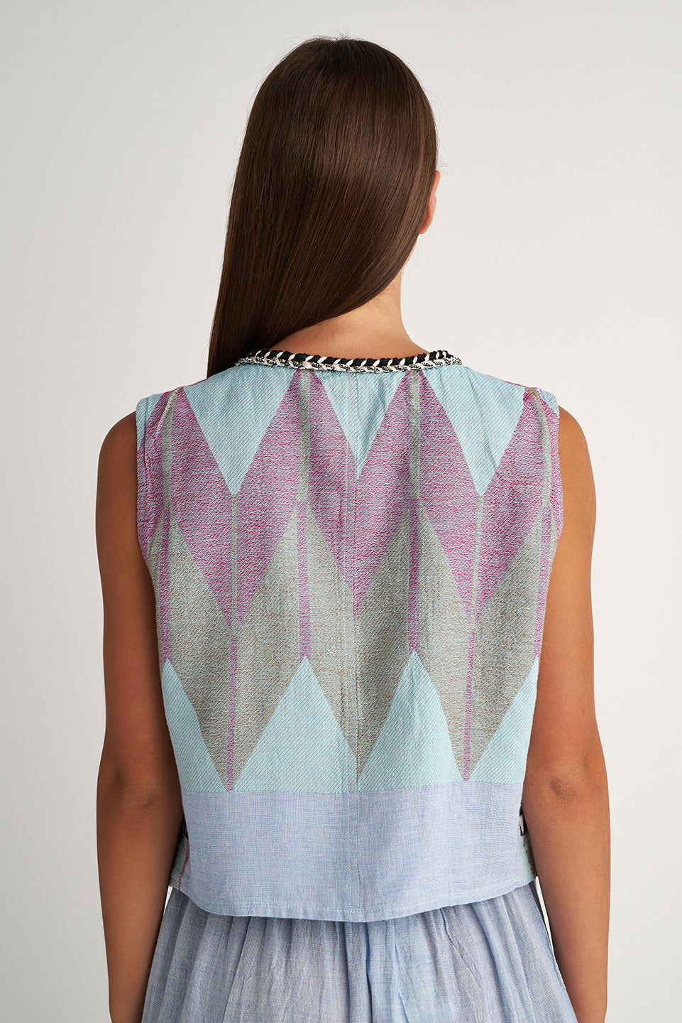 PEARL & CAVIAR OF GREECE - SAMPLE S/M -S24P5172 - 100% COTTON - VEST ONLY