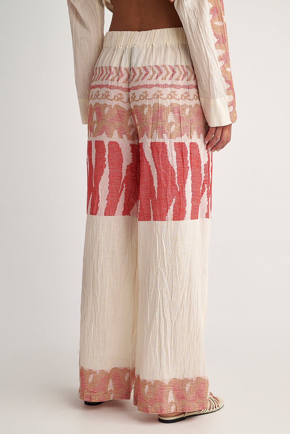 PEARL & CAVIAR OF GREECE - SAMPLE S/M -S24P5175- 100% COTTON - PANT