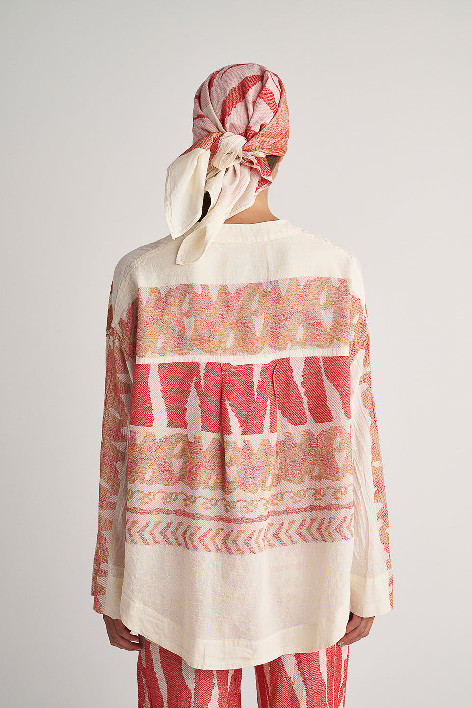 PEARL & CAVIAR OF GREECE - SAMPLE S/M -S24P5176- 100% COTTON - SHIRT ONLY