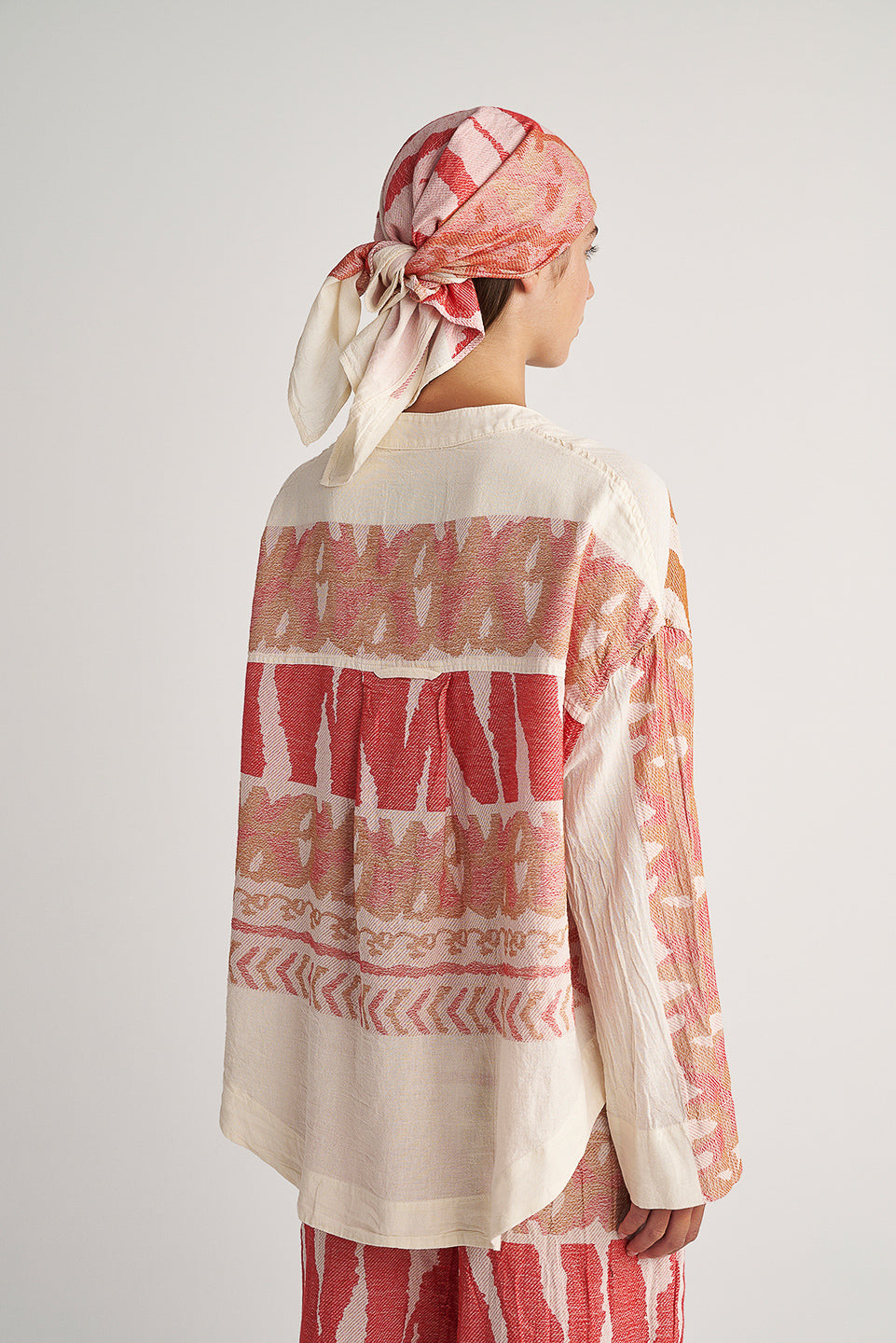 PEARL & CAVIAR OF GREECE - SAMPLE S/M -S24P5176- 100% COTTON - SHIRT ONLY