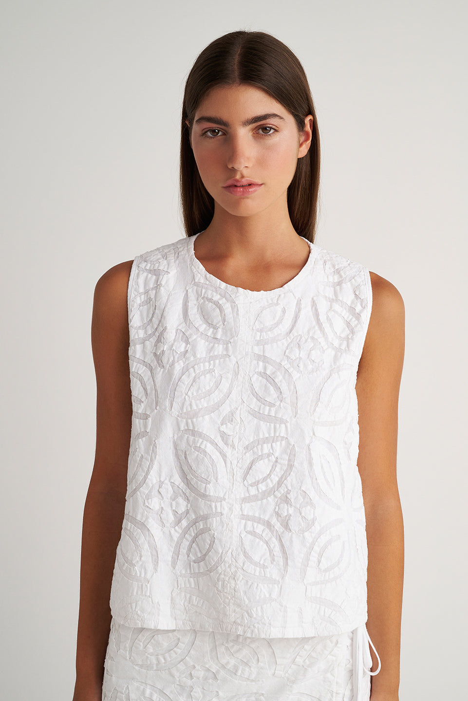 PEARL & CAVIAR OF GREECE - SAMPLE S/M - S24P5178 - 100% COTTON - TOP