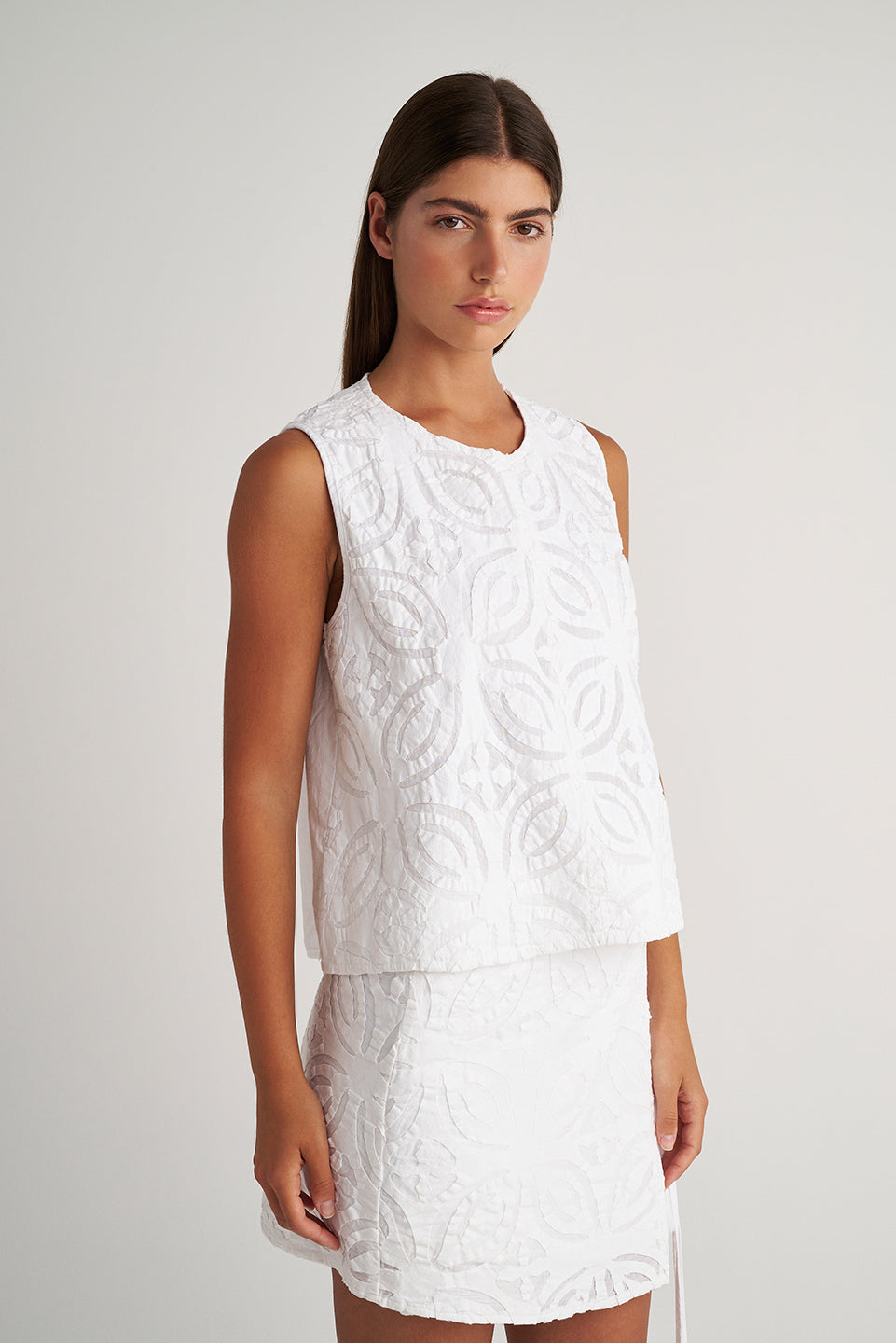 PEARL & CAVIAR OF GREECE - SAMPLE S/M - S24P5178 - 100% COTTON - TOP